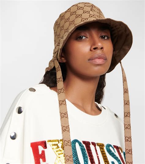 gucci bucket hat size|gucci bucket hat for women.